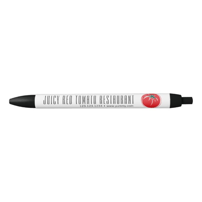 Elegant Long Name Custom Logo Company Website Pen (Front)