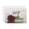 Elegant Long-Stemmed Burgundy Rose Wedding