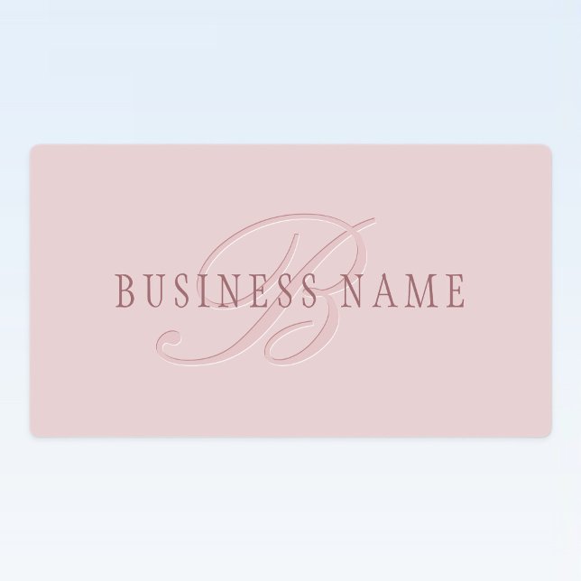 Elegant Looking Monogram | Rose Gold Labels (Creator Uploaded)