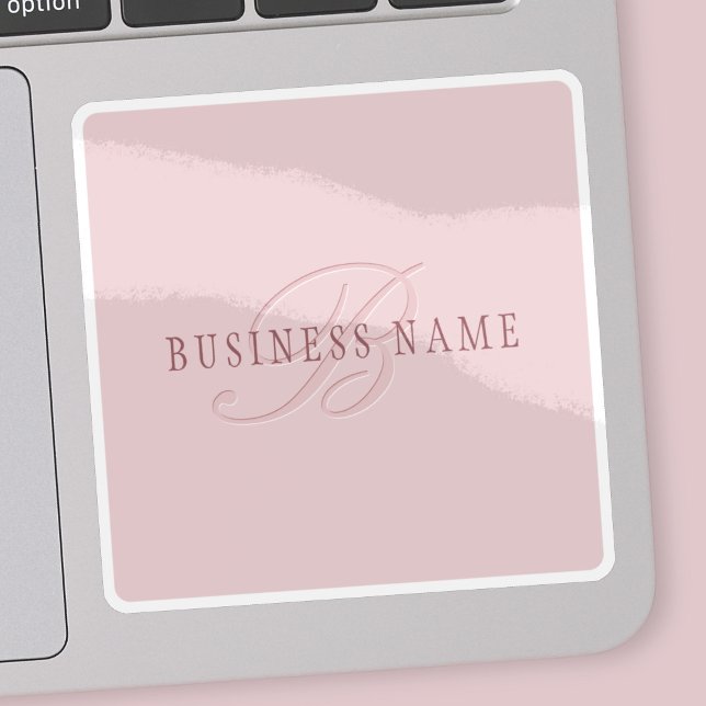 Elegant Looking Monogram | Rose Gold Sticker (Creator Uploaded)