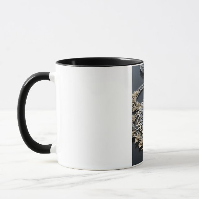 Elegant Lotus Brand Logo Mug (Left)