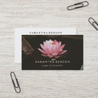 Elegant Lotus Flower Logo Yoga