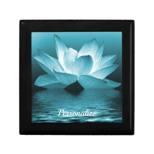 Elegant Lotus Flower Ocean Zen Yoga Meditation Gift Box