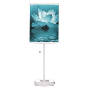 Elegant Lotus Flower Ocean Zen Yoga Meditation Table Lamp
