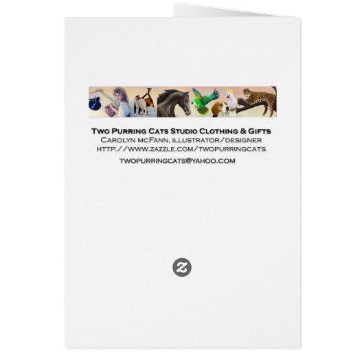 Elegant Lotus Flowers Customizable Card (Back)