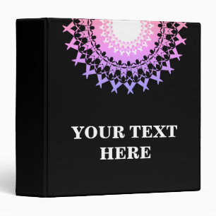 Elegant Lotus Mandala Binder