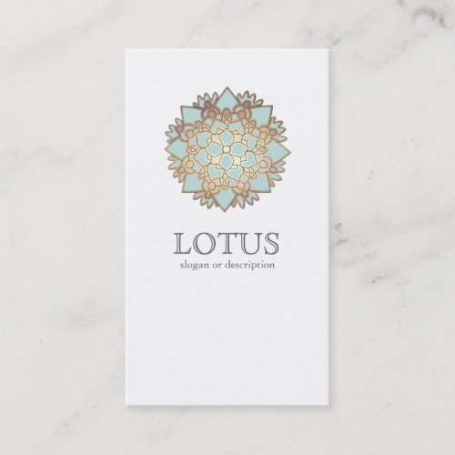 Elegant Lotus Women's Fashion Boutique White Business Card Templates