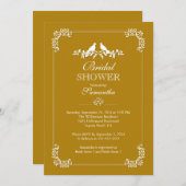Elegant Love Birds Bridal Shower Invitation (Front/Back)
