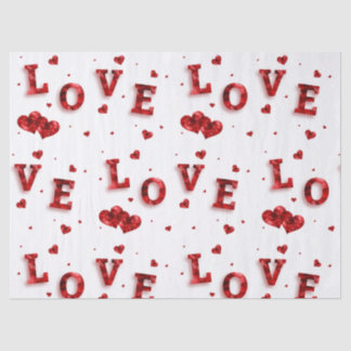 Elegant Love designed Tissue Paper