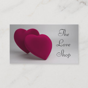 Elegant Love Hearts Business Card