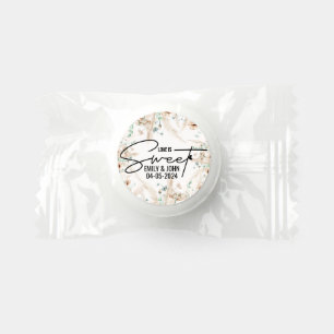 Elegant Love Is Sweet boho desert floral Life Saver® Mints