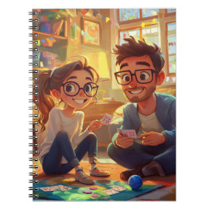 Elegant Love Script Wedding Photo Album Binder Notebook