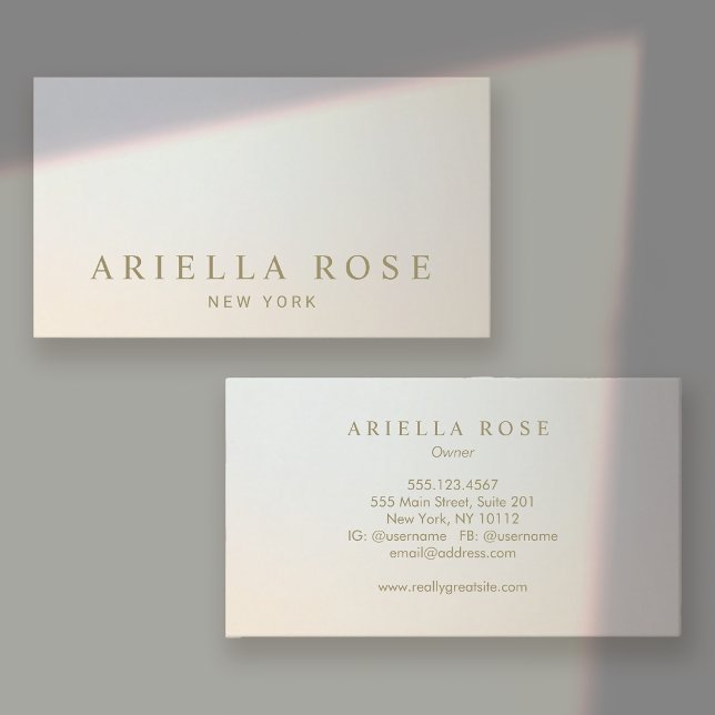  Elegant Lux Professional Silver Gray Gradient Business Card (Creator Uploaded)