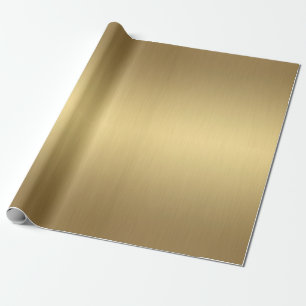 Elegant Luxe Metallic Gold Wrapping Paper