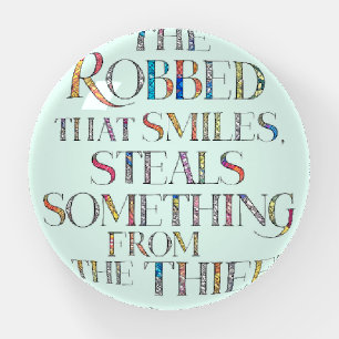 Elegant Luxurious Keepsake Motivational Paperweight