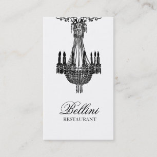 Elegant Luxury Black and White Design Business Card