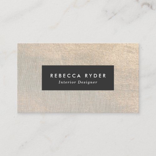 Elegant Luxury Black Faux Gold  Subtle Glitter Business Card
