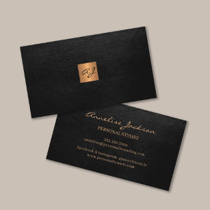 Luxury Black And Gold Business Cards | Zazzle