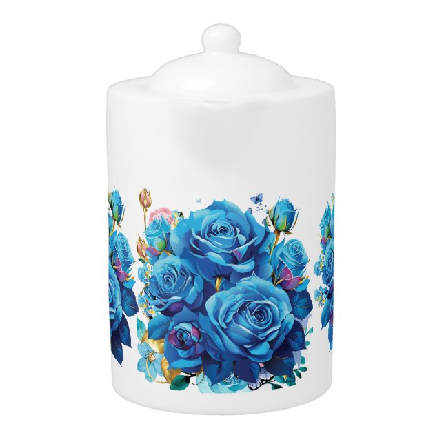 Elegant Luxury Ceramic Kitchenware Gift Teapot (Front)