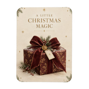 Elegant Luxury Christmas ,Beautiful Gift Box Style Magnet