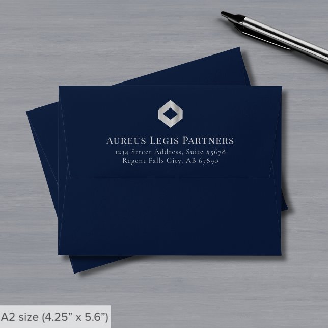 Elegant Luxury Custom Logo Note Card Envelope (Creator Uploaded)
