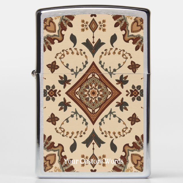 Elegant Luxury Custom Text  Zippo Lighter (Front)