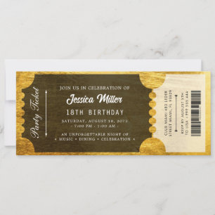 Elegant Luxury Event Ticket Invitation