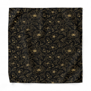 Elegant Luxury Floral Seamless Bandana
