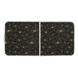Elegant Luxury Floral Seamless Beer Pong Table