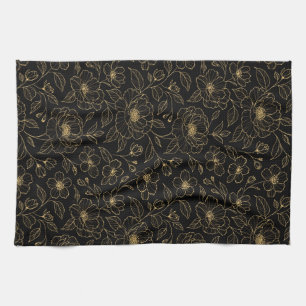 Elegant Luxury Floral Seamless Kitchen Towel