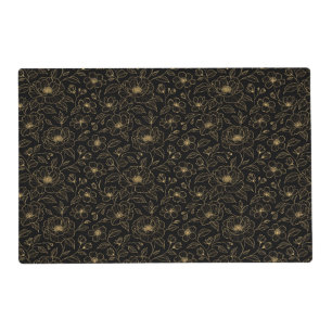Elegant Luxury Floral Seamless Placemat