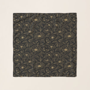 Elegant Luxury Floral Seamless Scarf