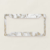 Mother of Pearl Look License Plate Frame