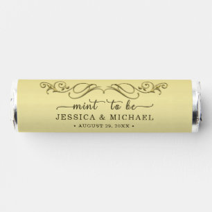 Elegant Luxury Gold Ornate wedding Breath Savers® Mints