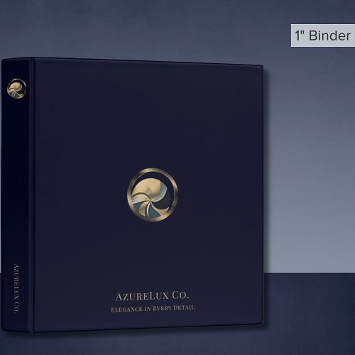 Elegant Luxury Logo Business Binder