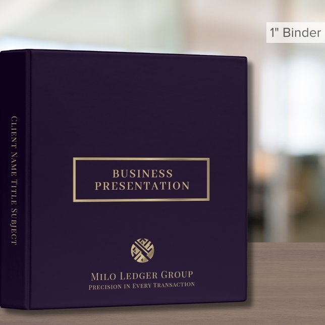 Elegant Luxury Logo Presentation Binder (Creator Uploaded)