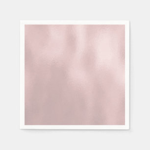 Elegant Luxury Rose gold Glass Texture Napkins