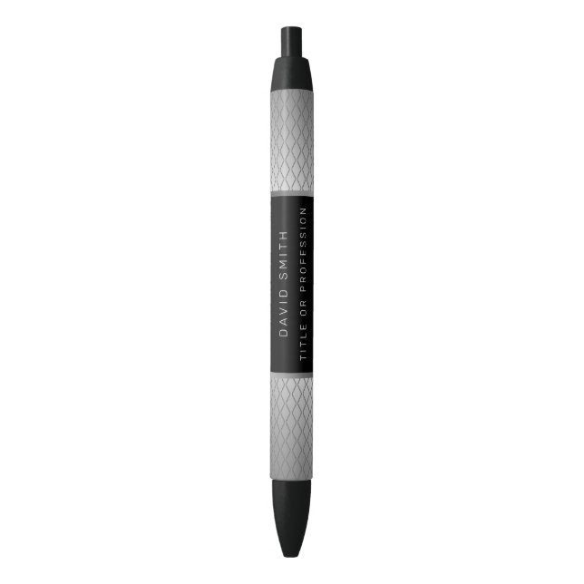 Elegant Luxury Silver Metal Pen (Front Vertical)