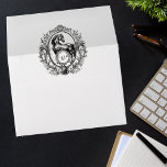 Elegant Luxury Vintage Horse Equestrian Monogram Envelope<br><div class="desc">Elegant Vintage Equestrian Monogram envelopes, your personalized monogram equestrian stationery with custom monogram in sophisticated script calligraphy and your return address on the back flap, the perfect luxurious pick for your correspondence. Makes also a great gift for any horse lover, barn manager, riding instructor or other equine business professional. Matching...</div>