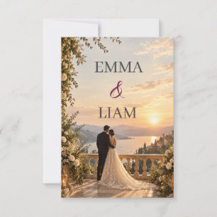 Elegant Luxury Wedding Save the Date