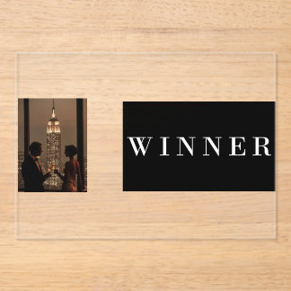 Elegant Luxury Winner Acrylic Event Invitation