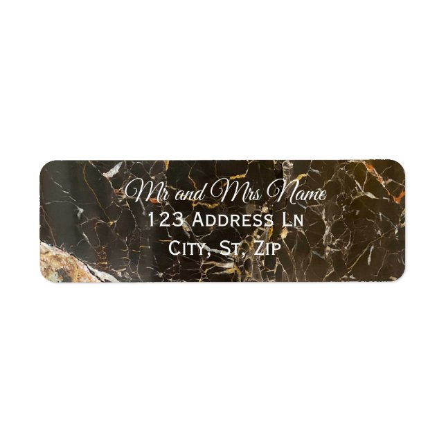 Elegant Mable Label (Front)