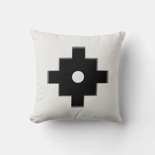 Elegant Machu Picchu Geometric Design Throw Pillow