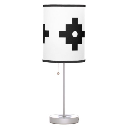 Elegant Machu Picchu Geometric Pattern Table Lamp (Right)