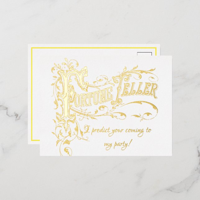 Elegant Magic Show Birthday Party Invitation  (Front/Back)