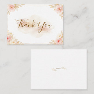 Elegant Magical Whimsical Wedding Thank You Card