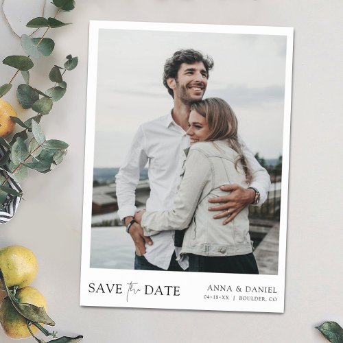 Elegant Magnetic Save the Date Wedding Invitation 