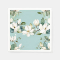 Elegant Magnolia and Greenery Garland