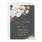 Elegant Magnolia Black and White Engagement Party