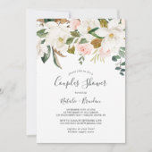 Elegant Magnolia | Blush Couples Shower Invitation (Front)
